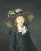 elisabeth vigee-lebrun Portrait of Elisaveta Alexandrovna Demidov, nee Stroganov here as Baronesse Stroganova Spain oil painting artist